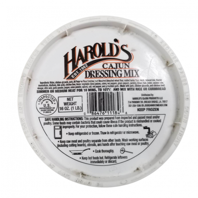 Comeaux's Harold's Dressing Mix 1lb 8647651184